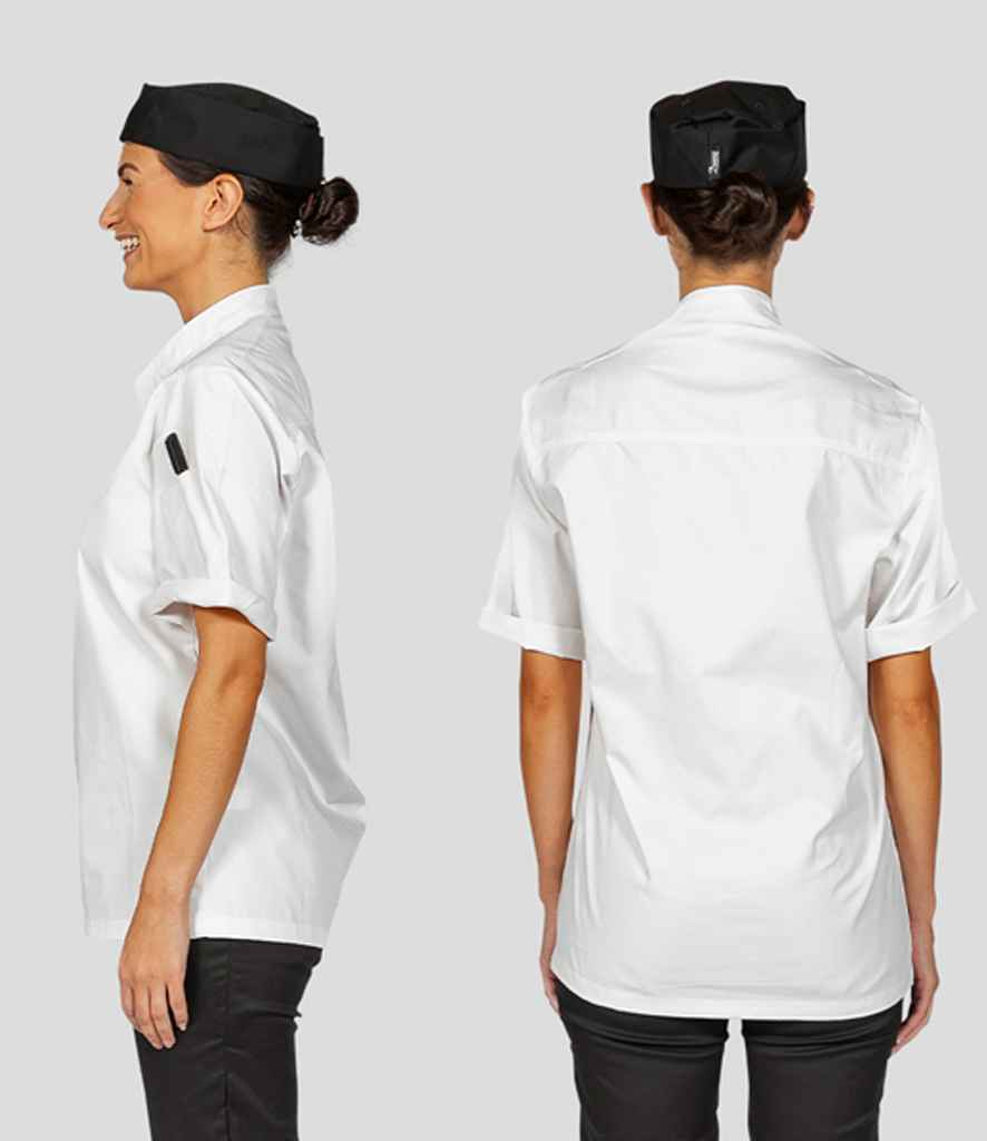 Le Chef Short Sleeve Academy Tunic | White - Eg Clothing UK