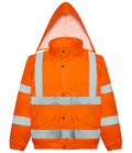Pro RTX High Visibility Bomber Jacket | Orange - Eg Clothing UK