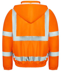 Pro RTX High Visibility Bomber Jacket | Orange - Eg Clothing UK