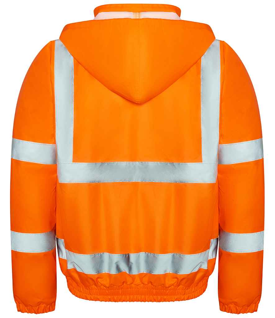 Pro RTX High Visibility Bomber Jacket | Orange - Eg Clothing UK