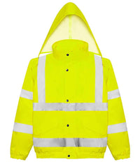 Pro RTX High Visibility Bomber Jacket | Yellow - Eg Clothing UK