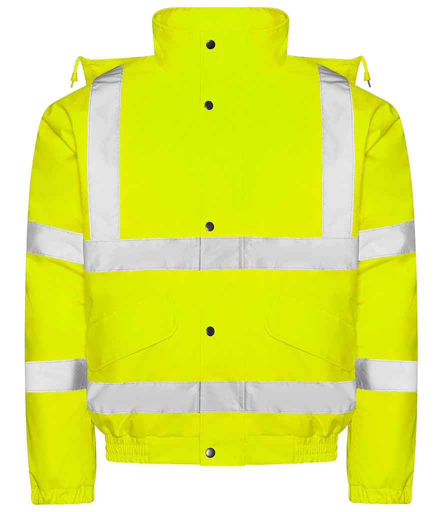 Pro RTX High Visibility Bomber Jacket | Yellow - Eg Clothing UK