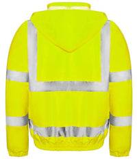 Pro RTX High Visibility Bomber Jacket | Yellow - Eg Clothing UK