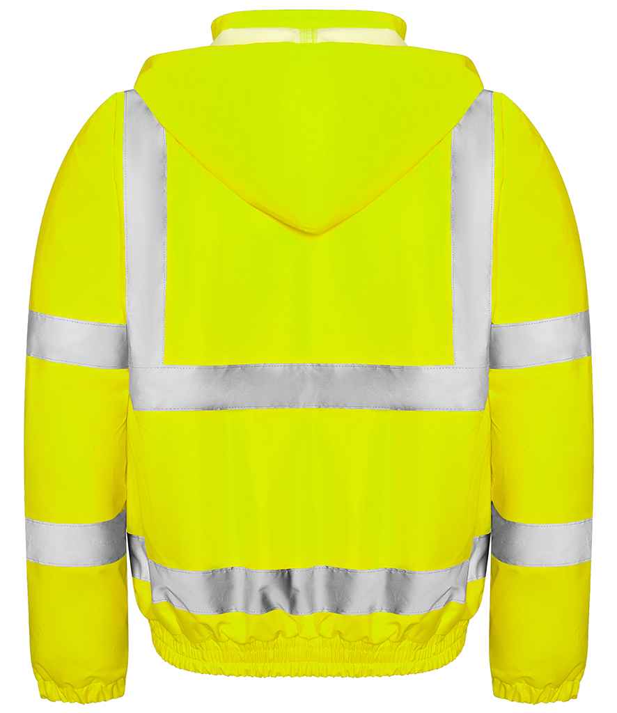 Pro RTX High Visibility Bomber Jacket | Yellow - Eg Clothing UK