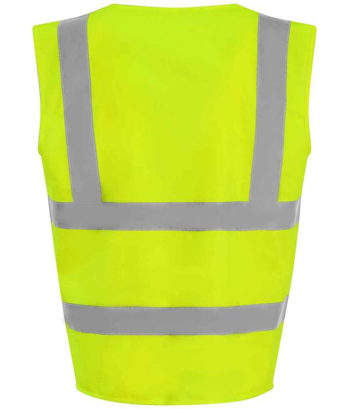 Pro RTX High Visibility Kids Waistcoat | Yellow - Eg Clothing UK