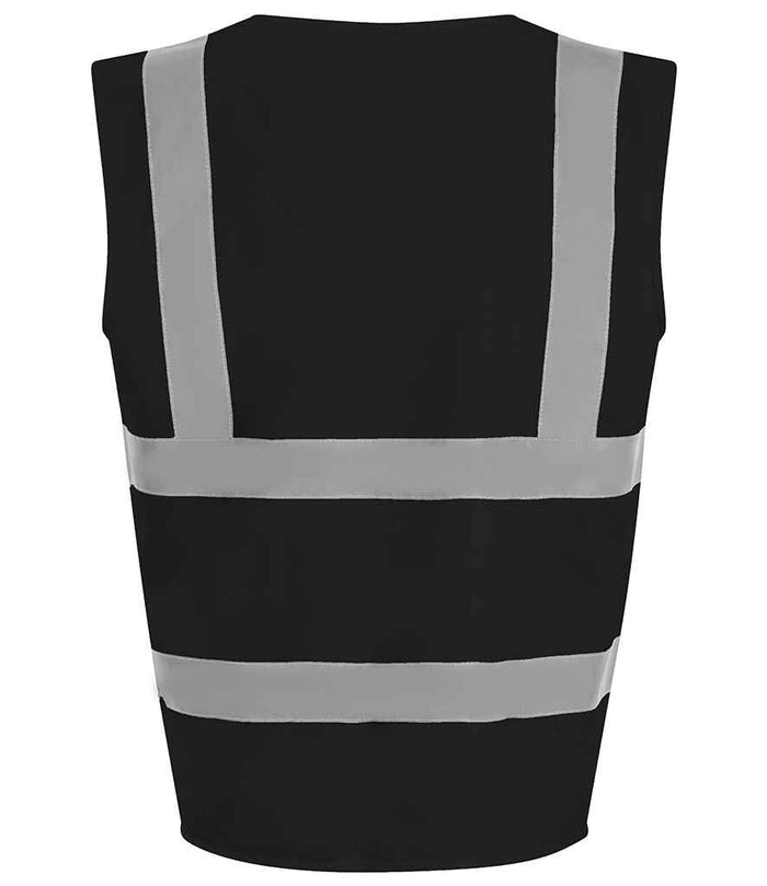 Pro RTX High Visibility Waistcoat | Black - Eg Clothing UK