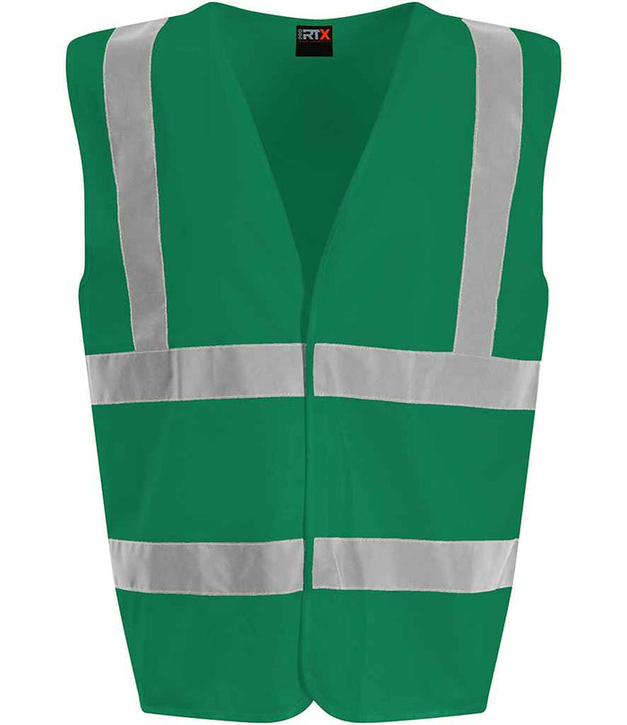 Pro RTX High Visibility Waistcoat | Paramedic Green - Eg Clothing UK