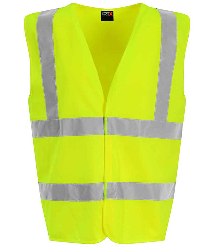 Pro RTX High Visibility Waistcoat | Yellow - Eg Clothing UK