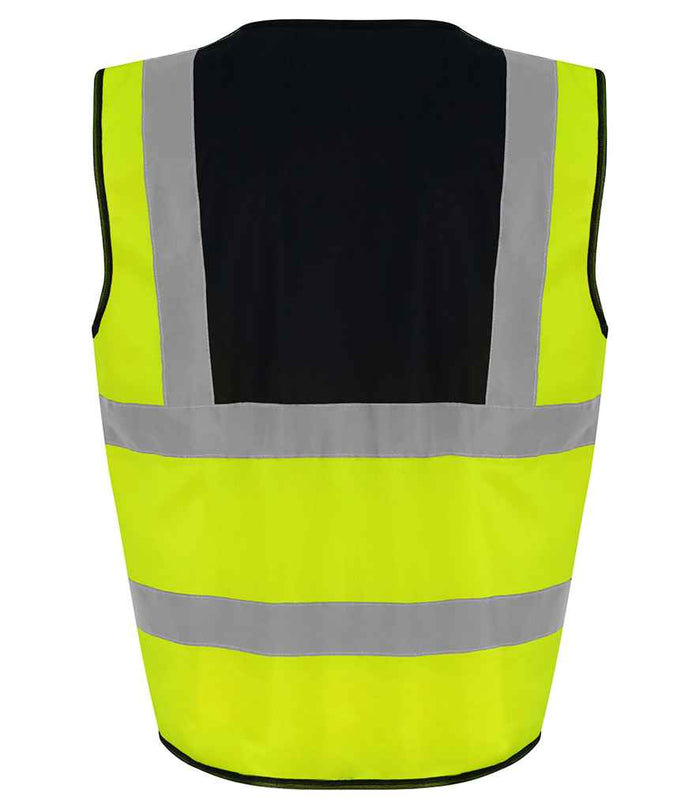 Pro RTX High Visibility Waistcoat | Yellow/Black - Eg Clothing UK