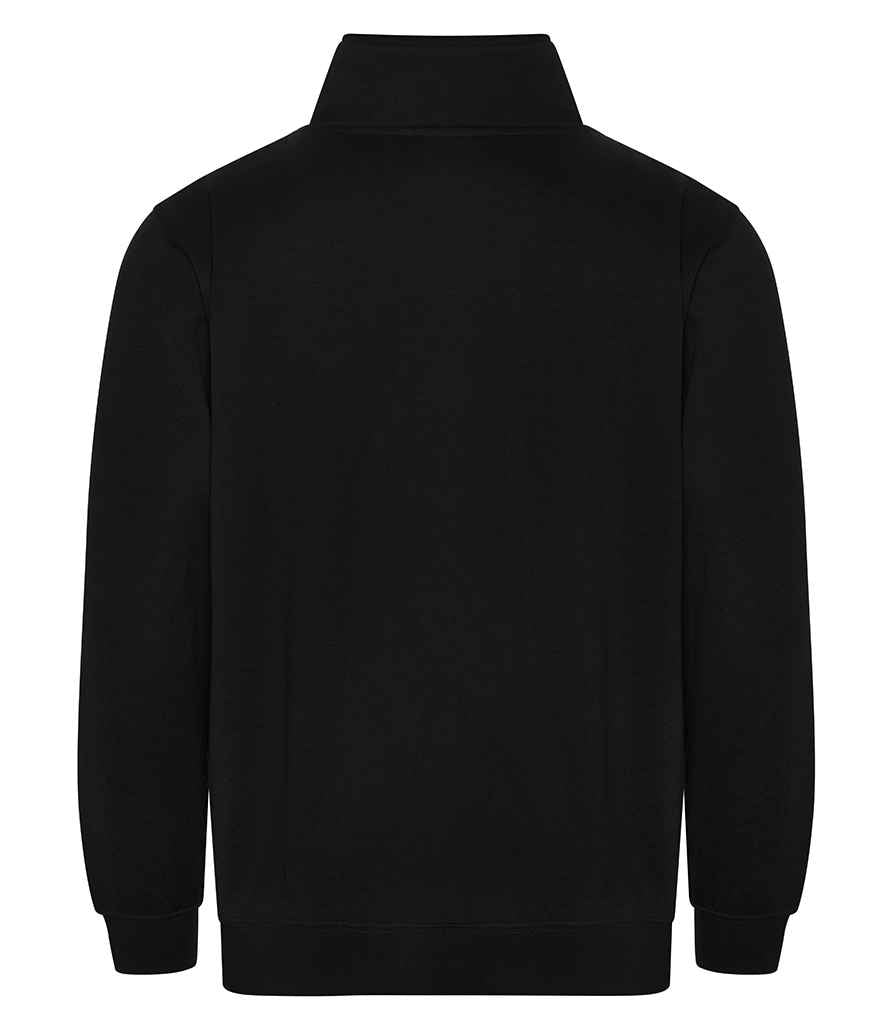 Pro RTX Pro 1/4 Neck Zip Sweatshirt | Black - Eg Clothing UK