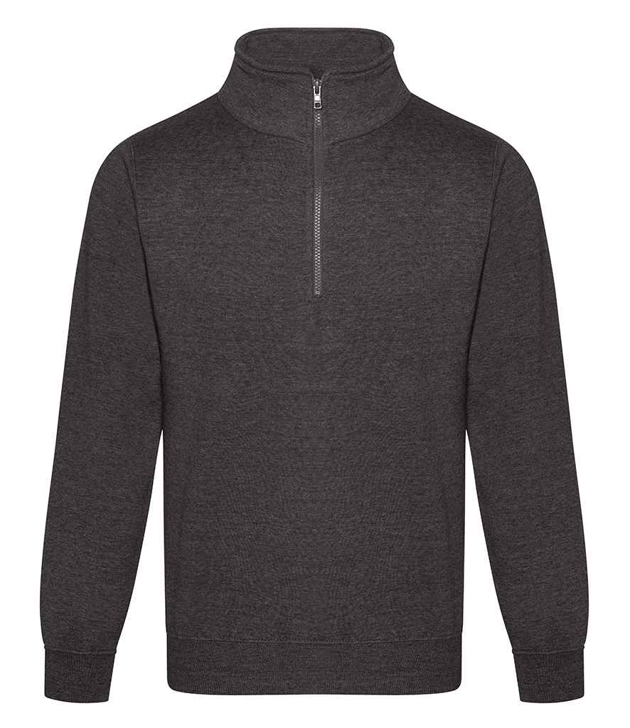 Pro RTX Pro 1/4 Neck Zip Sweatshirt | Charcoal - Eg Clothing UK