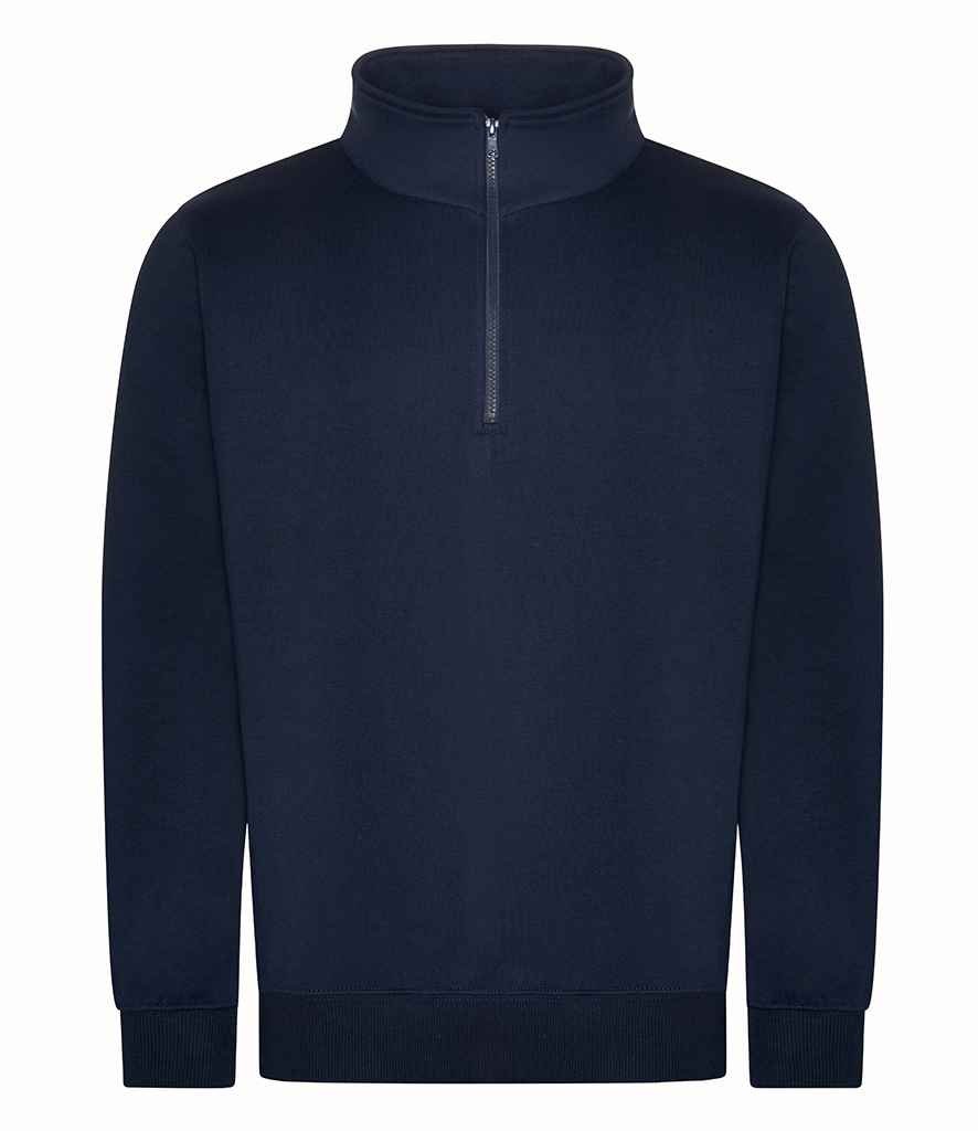 Pro RTX Pro 1/4 Neck Zip Sweatshirt | Navy - Eg Clothing UK