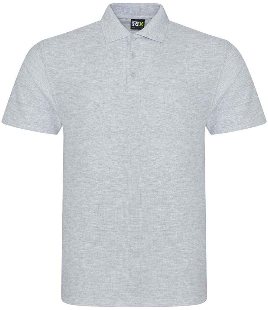 Pro RTX Pro Piqué Polo Shirt | Heather Grey - Eg Clothing UK