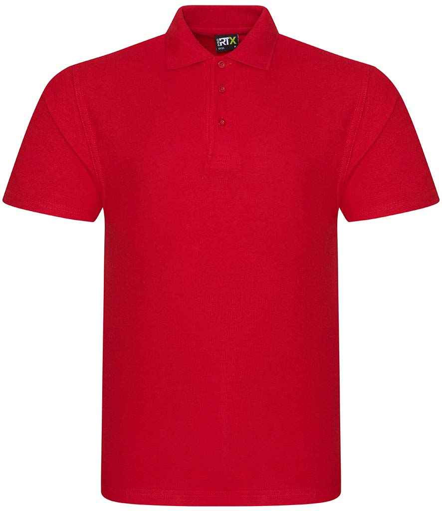 Pro RTX Pro Piqué Polo Shirt | Red - Eg Clothing UK