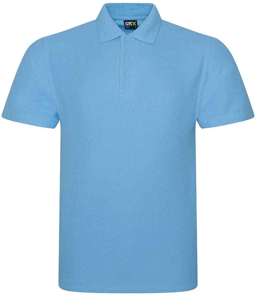 Pro RTX Pro Piqué Polo Shirt | Sky Blue - Eg Clothing UK