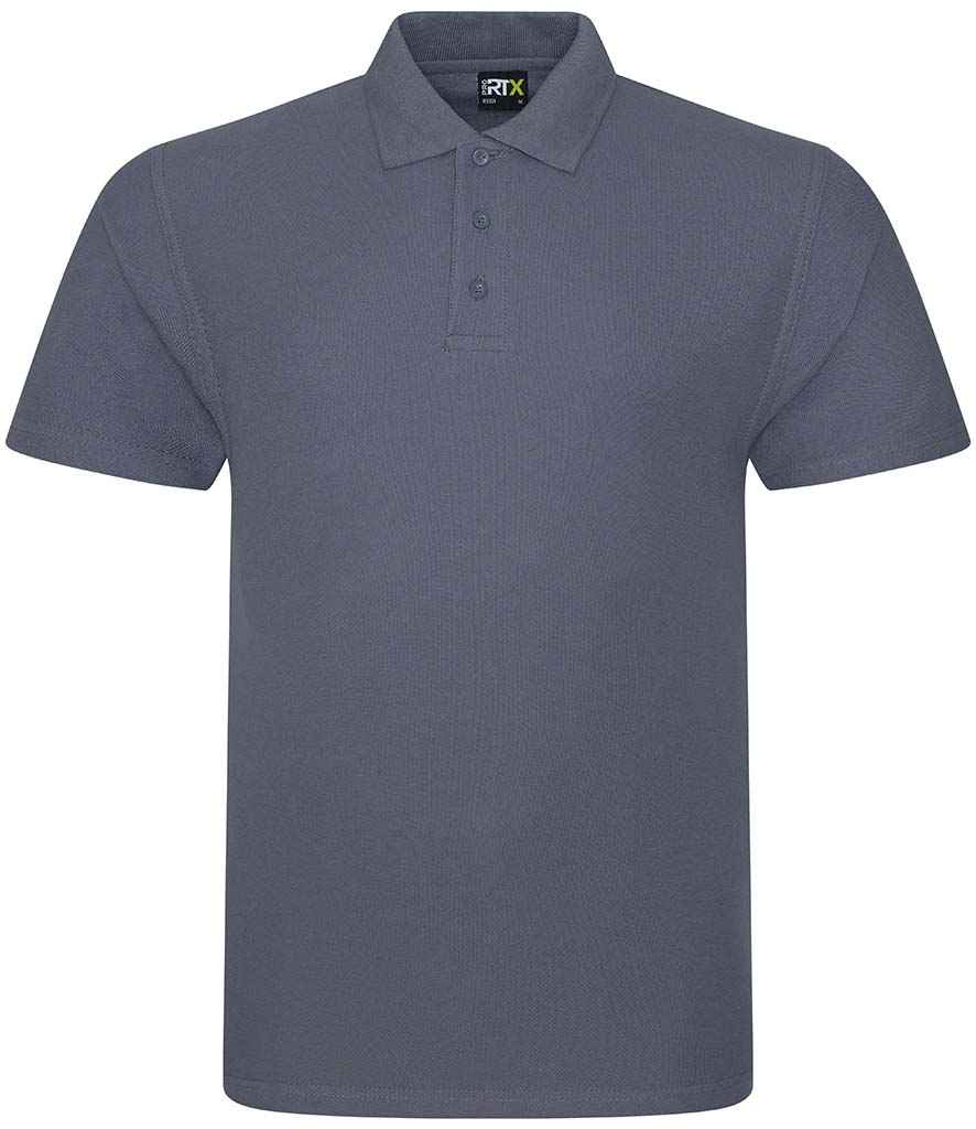 Pro RTX Pro Piqué Polo Shirt | Solid Grey - Eg Clothing UK