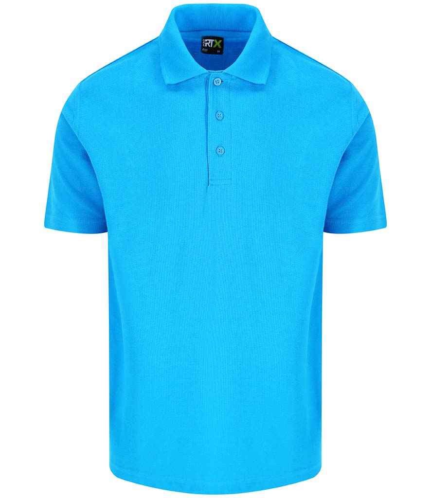 Pro RTX Pro Piqué Polo Shirt | Turquoise Blue - Eg Clothing UK