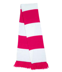 Result Team Scarf | Fuchsia/White - Eg Clothing UK