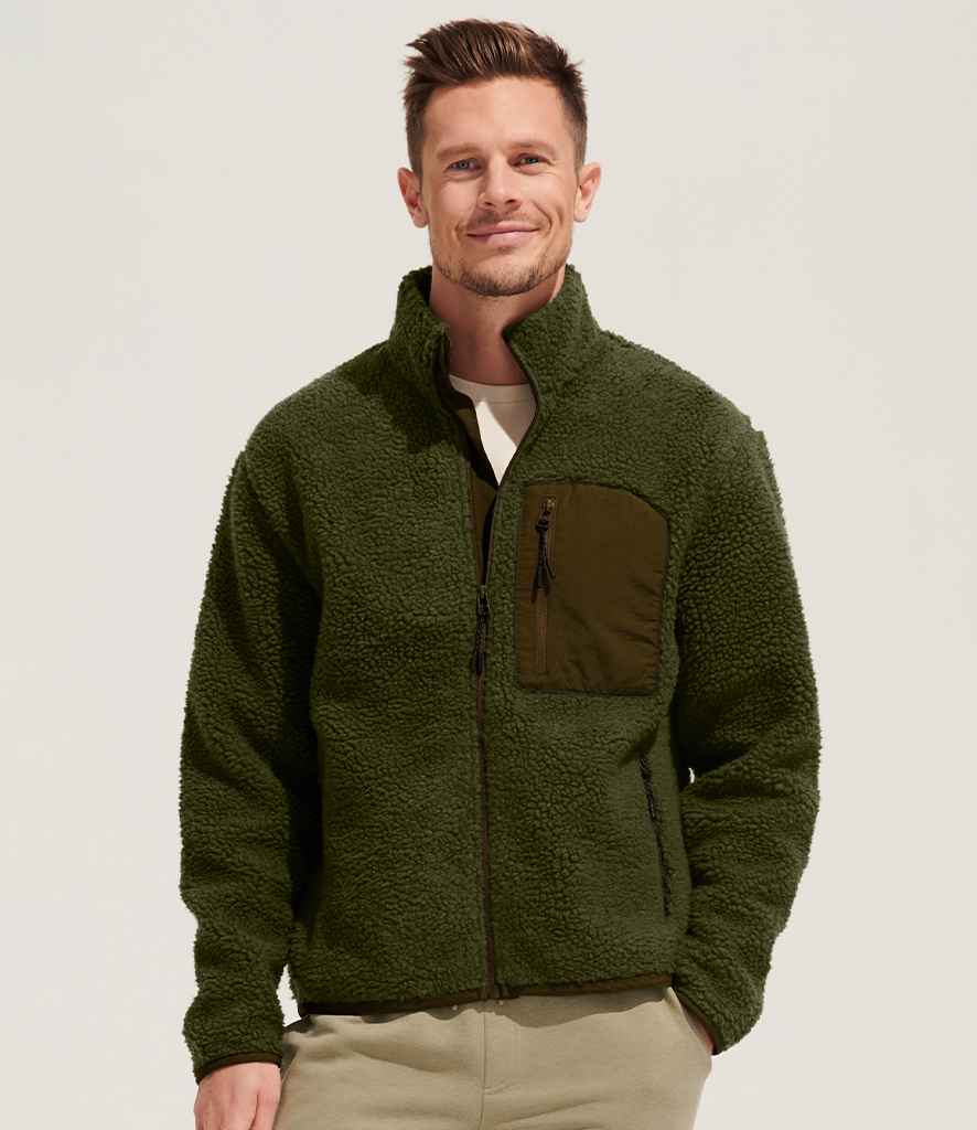 Army sherpa jacket hotsell