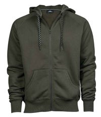 Tee Jays Fashion Zip Hooded Sweatshirt | Deep Green - Eg Clothing UK