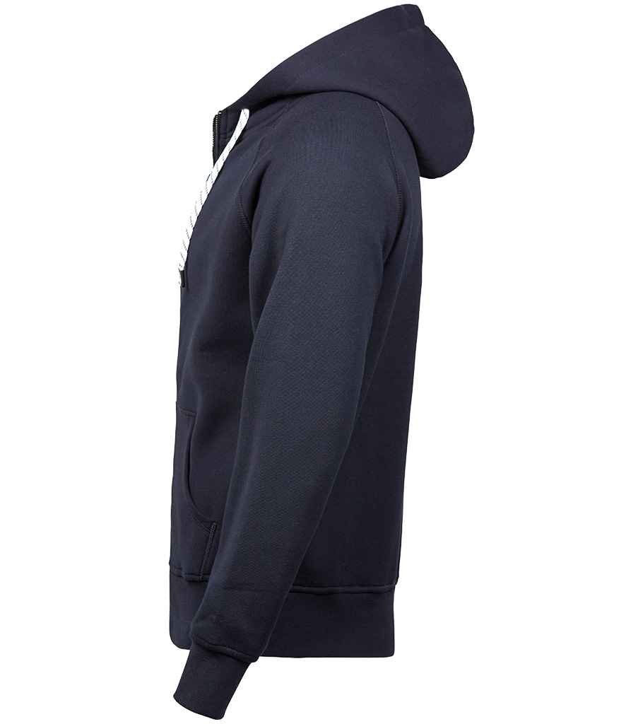 Tee Jays Fashion Zip Hooded Sweatshirt | Navy - Eg Clothing UK