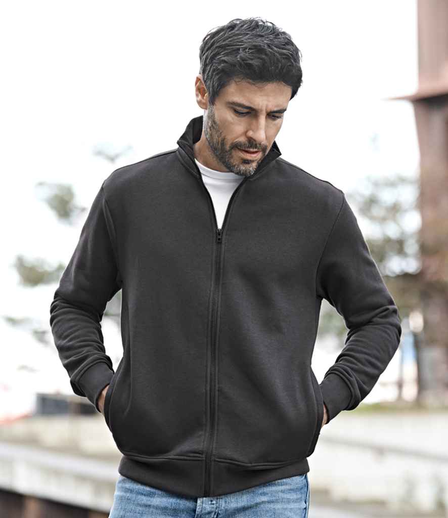 Tee Jays Full Zip Sweat Jacket brushed back fleece full-zip front sleek silhouette unisex modern fit