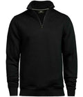 Tee Jays Half Zip Sweatshirt brushed back fleece regular fit high neck zip