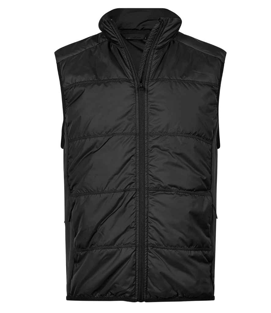 Tee Jays Hybrid-Stretch Bodywarmer unisex gilet hybrid-stretch fabric lightweight breathable insulation regular fit