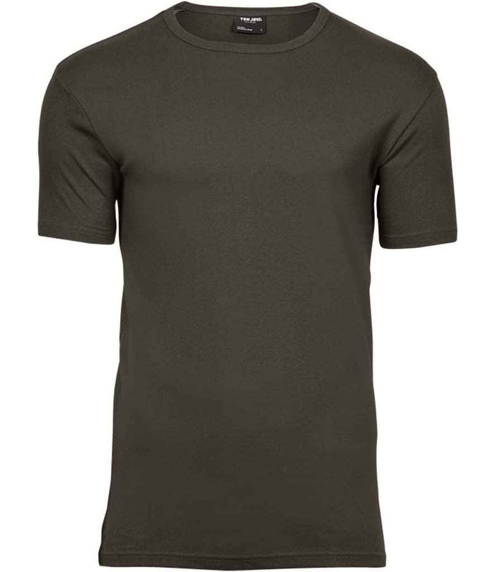 Tee Jays Interlock T - Shirt | Dark Olive - Eg Clothing UK