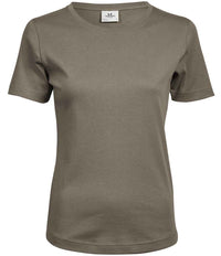 Tee Jays Ladies Interlock T - Shirt | Clay - Eg Clothing UK