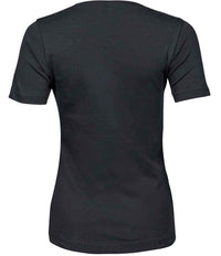 Tee Jays Ladies Interlock T - Shirt | Dark Grey - Eg Clothing UK