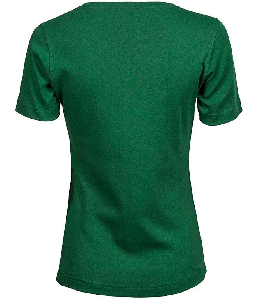 Tee Jays Ladies Interlock T - Shirt | Forest Green - Eg Clothing UK