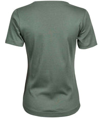 Tee Jays Ladies Interlock T - Shirt | Leaf Green - Eg Clothing UK