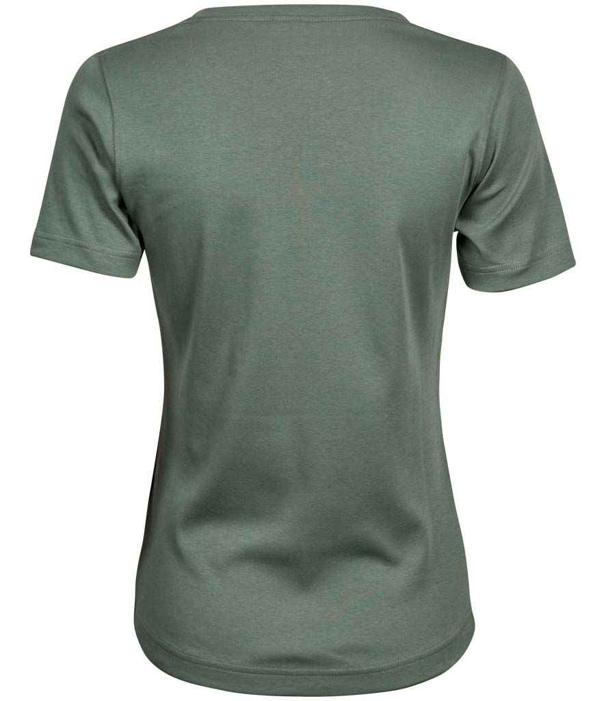 Tee Jays Ladies Interlock T - Shirt | Leaf Green - Eg Clothing UK