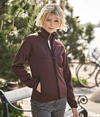 Tee Jays Ladies Stretch Fleece Jacket | Grape - Eg Clothing UK