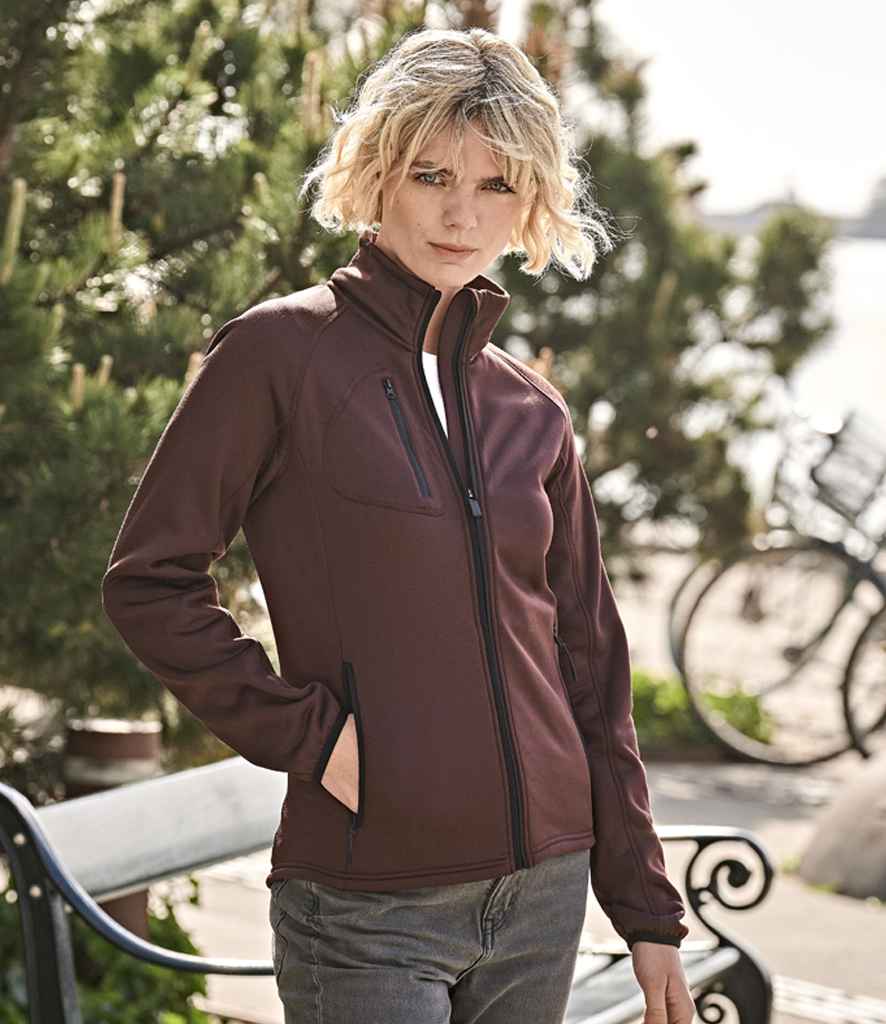 Tee Jays Ladies Stretch Fleece Jacket | Grape - Eg Clothing UK