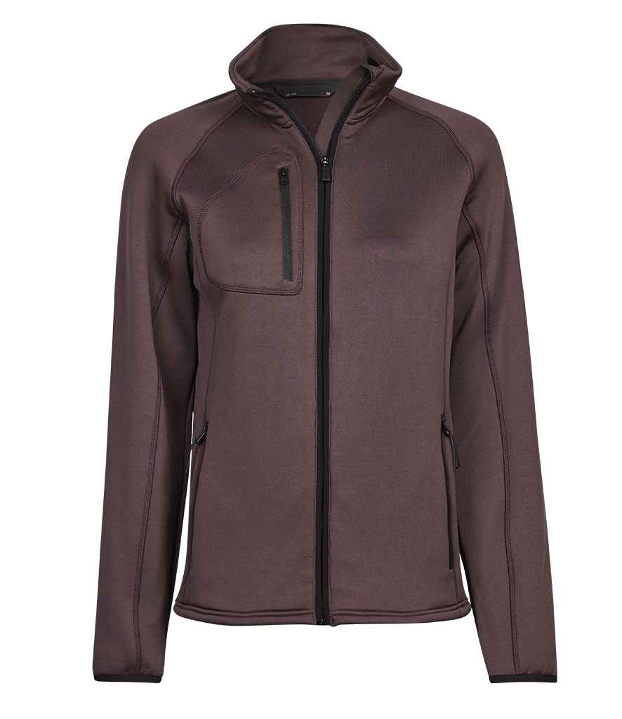 Tee Jays Ladies Stretch Fleece Jacket | Grape - Eg Clothing UK