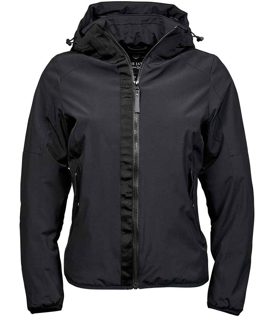 Tee Jays Ladies Urban Adventure Shell Jacket tailored women's fit waterproof wind-resistant soft shell sleek urban design