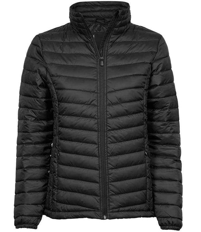 Tee Jays Ladies Zepelin Padded Jacket | Black - Eg Clothing UK