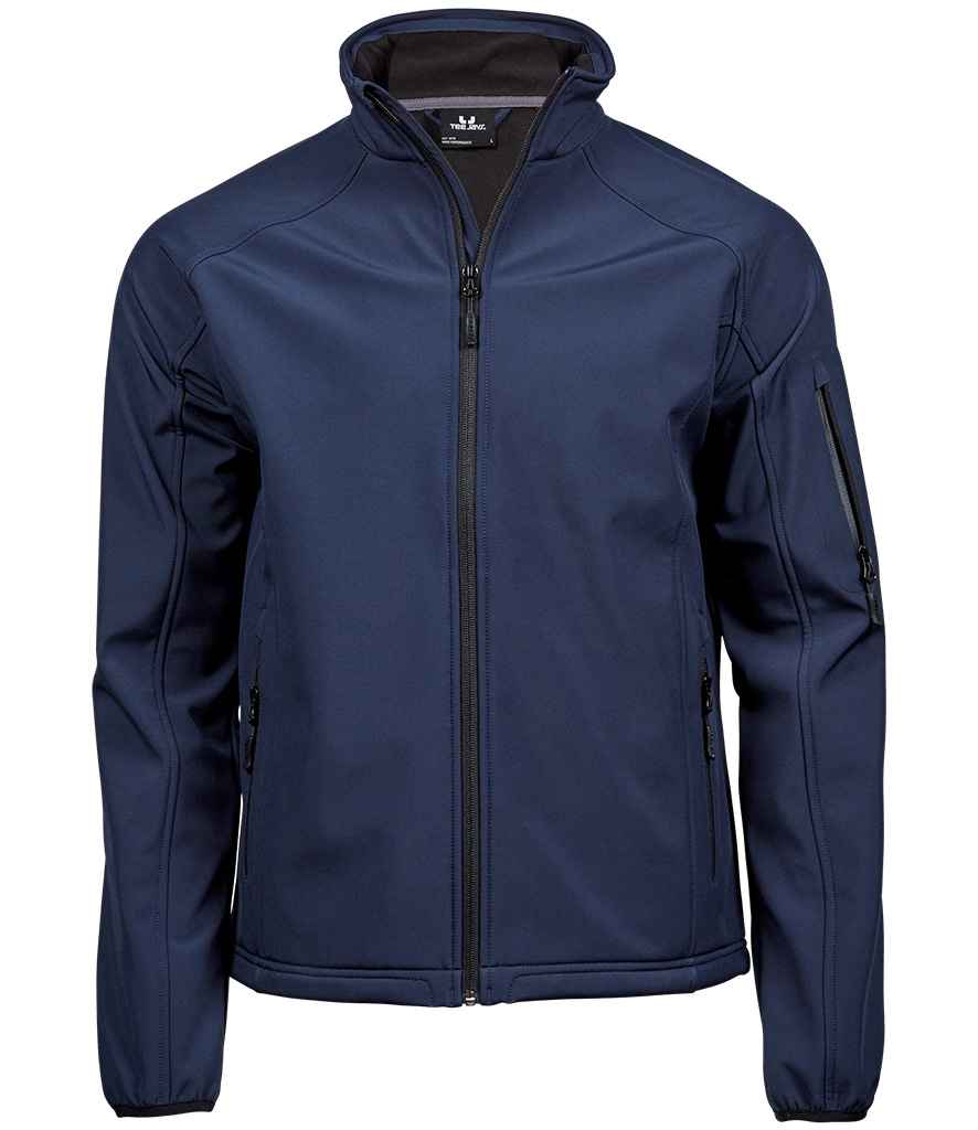 Tee Jays Lightweight Performance Soft Shell Jacket | Navy - Eg Clothing UK
