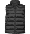 Tee Jays Lite Bodywarmer gilet showing showerproof recycled nylon 380T shell DuPont padding full-length SBS zip and zippered pockets