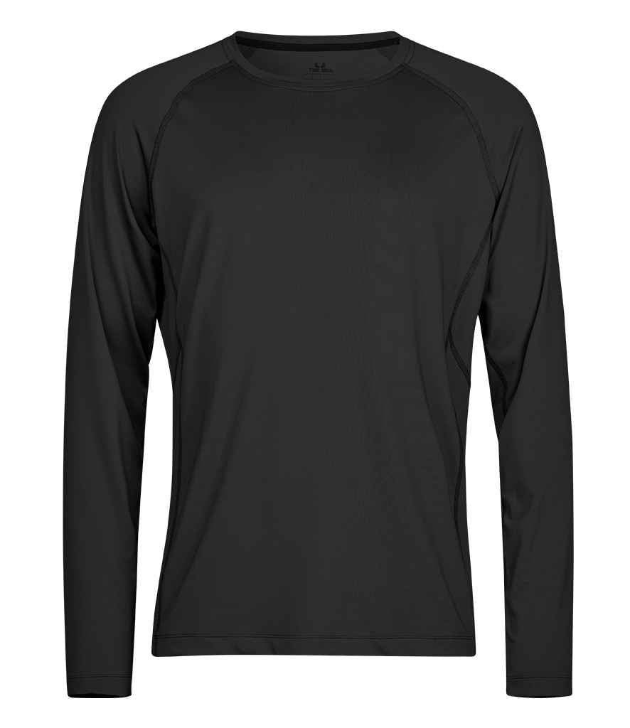 Tee Jays CoolDry Long Sleeve T-Shirt with moisture-wicking breathable fabric and athletic long-sleeve cut