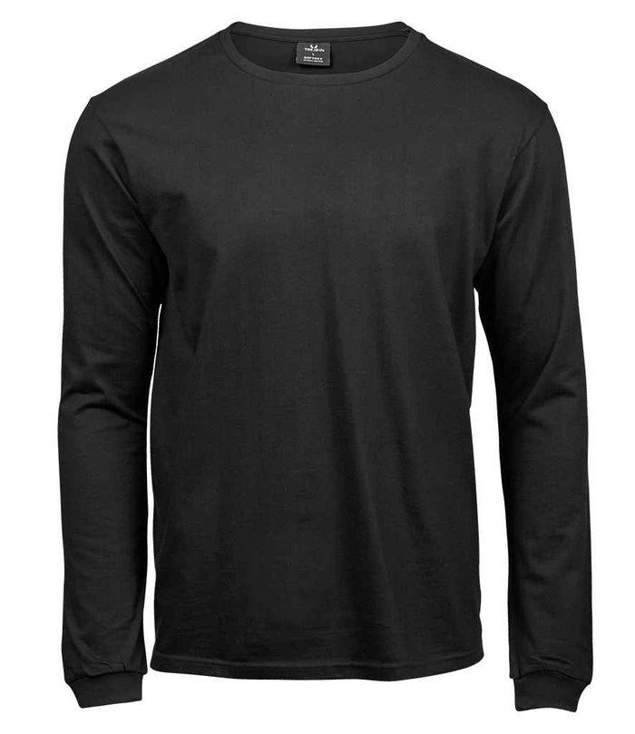 Tee Jays Long Sleeve Sof T - Shirt | Black - Eg Clothing UK