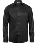 Tee Jays Comfort Fit Long Sleeve Oxford shirt cotton-rich easy-iron fabric fused cut away collar pearlised buttons curved hem