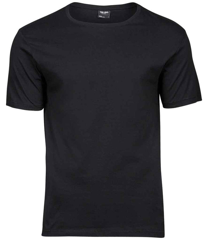 Tee Jays Luxury Cotton T - Shirt | Black - Eg Clothing UK