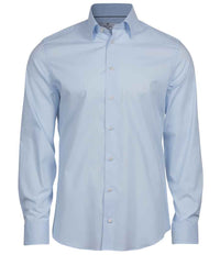 Tee Jays Luxury Stretch Long Sleeve Shirt | Light Blue - Eg Clothing UK