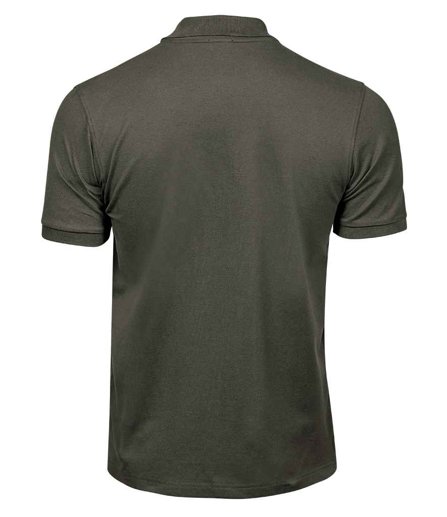 Tee Jays Luxury Stretch Piqué Polo Shirt | Deep Green - Eg Clothing UK