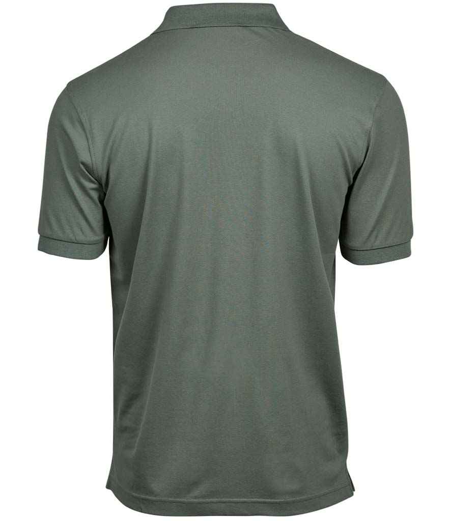Tee Jays Luxury Stretch Piqué Polo Shirt | Leaf Green - Eg Clothing UK
