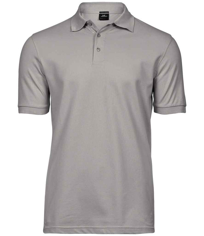 Tee Jays Luxury Stretch Piqué Polo Shirt | Stone - Eg Clothing UK