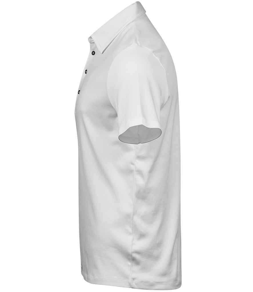 Tee Jays Pima Cotton Interlock Polo Shirt | White - Eg Clothing UK